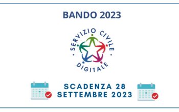 SCADENZA 28 SETTEMBRE 2023 Bando Servizio Civile Digitale
